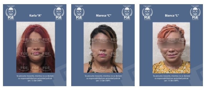 Logró FGE vinculación a proceso de Maresa “C”, Karla “A” y Bianca “L” por  el delito de trata de personas en su modalidad de prostitución
